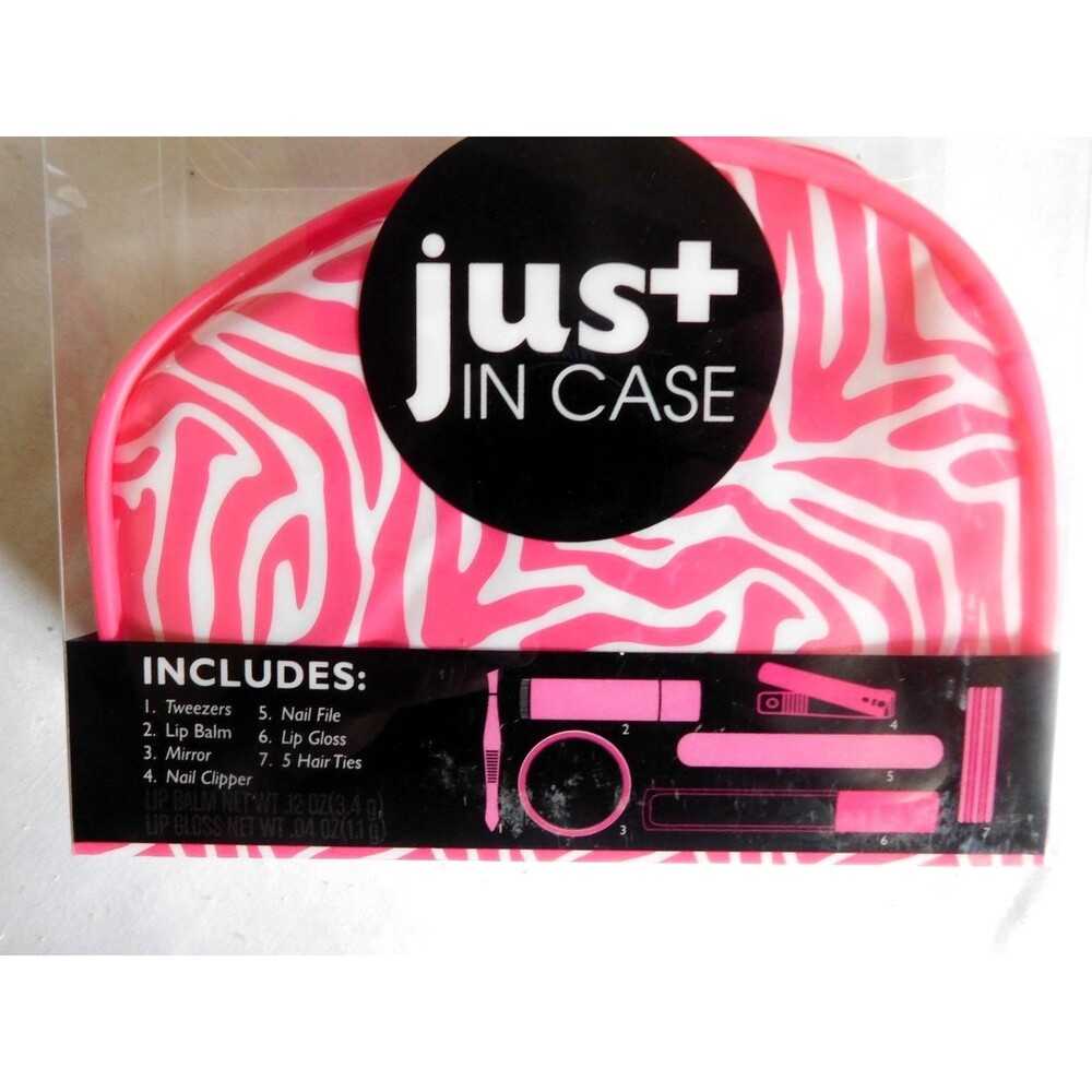 Beauty Kit Women's New Just In Case Pink & White